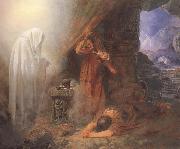 Edward Henry Corbould,RI,RWS Saul and the Witch of Endor (mk46) Sweden oil painting artist